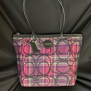 Coach Pink and Black Women's Bag